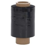 vidaXL Films étirables 50 Pièces noir 23 μm 10 cm x 150 m