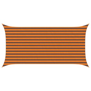 vidaXL Voile d'ombre Orange et marron 2 x 4 m 100 polyester Oxford