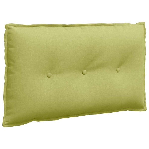 vidaXL Coussin de Dos Vert clair 80 x 19 x 50 cm tissu