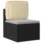 vidaXL Coussin pour dossier de palette Beige 50 x 40 x 12 cm