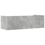 vidaXL Étagère murale gris béton 100x35x30 5 cm bois d'ingénierie