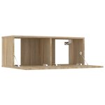 vidaXL Meubles TV 4 Pièces chêne sonoma 80x30x30 cm bois d'ingénierie
