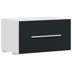 vidaXL Meubles TV 5 Pièces avec lumière LED indigo mat bois d'ingénierie