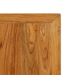 vidaXL Table de bar Teck recyclé massif 60x60x107 cm