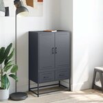 vidaXL Buffet haut anthracite 68x39x111 5 cm acier