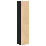 Bibliothèque modulable vidaXL Noir Chêne 36x30x171 cm Bois d'ingénierie