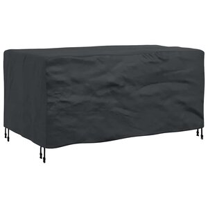 vidaXL Housse pour mobilier d'extérieur Noir 150 x 90 x 75 cm 210D
