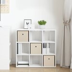 vidaXL Buffet Blanc 73 5 x 24 x 69 5 cm
