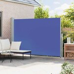 vidaXL Auvent latéral rétractable de patio 200x300 cm Bleu