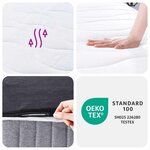 vidaXL Matelas à ressorts ensachés moyen 80x200 cm