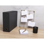 Boîte de transfert OfficeByMe dos 90mm - Noir x 5 EXACOMPTA