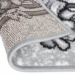Vidaxl tapis bcf gris 60x150 cm