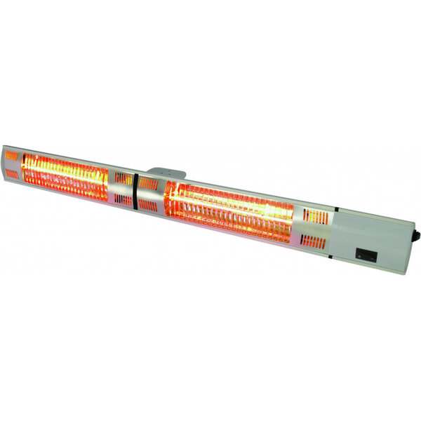 Lampe chauffante double en aluminium suspendue ou murale 3000 w - stalgast -  - aluminium x100mm
