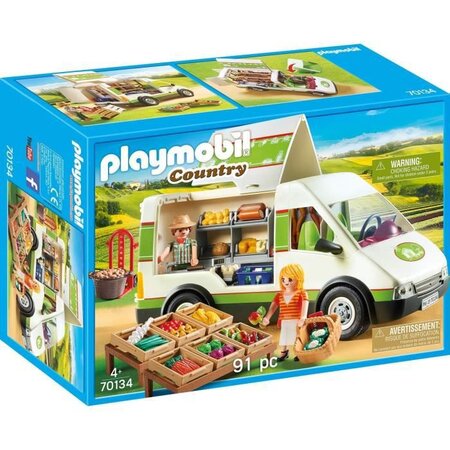 Playmobil 70134 - country la ferme - camion de marché
