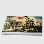 LIBERTY LEADING THE PEOPLE 1830 By Eugene Delacroix Colored 2.5 Once Argent & 120g Copper Monnaie 10000 Francs Chad 2024