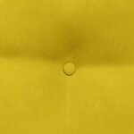 vidaXL Coussin de Dos Jaune 45 x 24 x 50 cm Velours