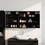 vidaXL Ensemble de Meubles de Salle de Bain 3 Pièces 110 x 10 5 x 60 5 cm