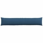vidaXL Coussins de canapé 2 Pièces Bleu 200 x 40 cm tissu
