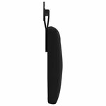 vidaXL Tête de lit suspendue Avec lumière LED Noir Velours