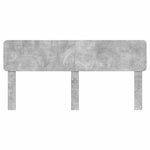 vidaXL Tête de lit Gris béton 200 cm Bois d'ingénierie