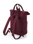 Sac à dos urbain rolltop et poignées - 14 litres - BG118 - rouge bordeau