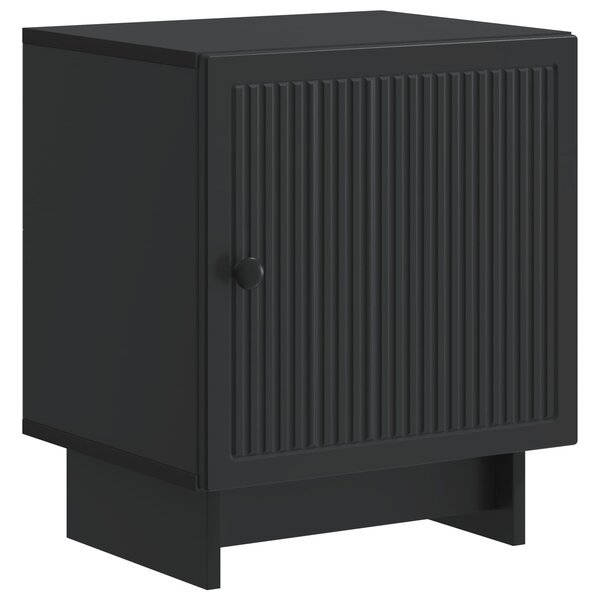 vidaXL Cabinet de chevet Noir 43 x 34 5 x 50 cm Bois d'ingénierie