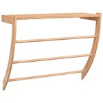 vidaXL Porte-serviette 60x25 5x49 cm Bois massif de noyer