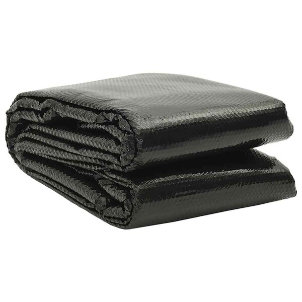 vidaXL Couverture de piscine Noir 488 x 244 cm PE