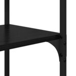vidaXL Étagère Chêne noir 100 x 32 x 170 cm Bois d'ingénierie