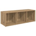 vidaXL Ensemble meuble TV 2 Pièces Chêne artisan 107 x 35 x 37 cm