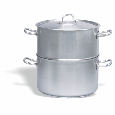 Cuit vapeur avec couvercle inox ø 24 à 35 cm - pujadas -  - inox6.3oui 350x240x280mm