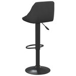vidaXL Tabouret de bar Noir Velours