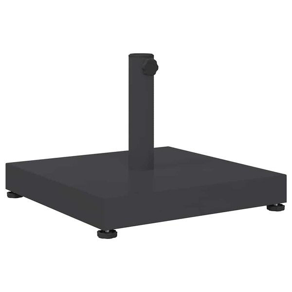 vidaXL Socles de parasol d'extérieur Gris foncé 45 x 45 x 31.5 cm