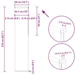 vidaXL Store enrouleur occultant jaune largeur du tissu 45 7 cm