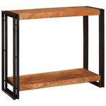 vidaXL Table console Marron 90 x 33 x 75 cm Bois d'acacia massif