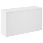 vidaXL Banc à chaussures Blanc brillant 80x24x45 cm Bois d'ingénierie