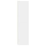 vidaXL Garde-robe blanc 80x50x200 cm bois d'ingénierie