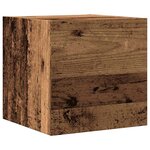 vidaXL Ensemble de meuble TV mural 5 Pièces vieux bois bois d'ingénierie