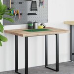 vidaXL Dessus de bureau non traité 120x70x4 cm bois d'acacia massif