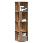 vidaXL Armoire d'angle chêne artisanal 33x33x132 cm bois d'ingénierie