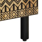 vidaXL Buffet 40x33 5x75 cm bois de manguier brut massif
