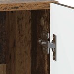 vidaXL Cabinet de chevet Bois ancien 43 x 34 5 x 50 cm