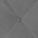 vidaXL Coussin de Dos Gris foncé 100 x 50 cm Tissu en microfibre