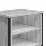 vidaXL Table de chevet sonoma gris 40x30x40 cm bois d'ingénierie