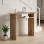 vidaXL Table console Chêne artisanal 100 x 39 5 x 75 cm