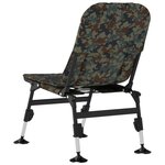 vidaXL Chaise de pêche avec pieds à boue réglables pliable camouflage