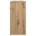 vidaXL Buffet chêne artisanal 88x30x64 cm bois d'ingénierie