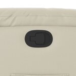 vidaXL Fauteuil inclinable Crème Similicuir