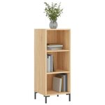 vidaXL Buffet chêne sonoma 34 5x32 5x90 cm bois d'ingénierie