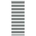 vidaXL Store zèbre gris foncé largeur du tissu 60 9 cm polyester